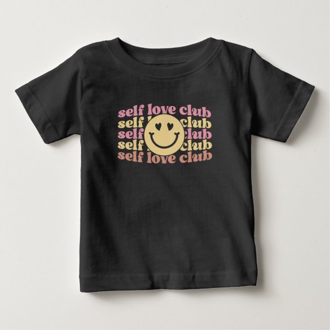Camiseta De Bebé Club de amor propio (Anverso)