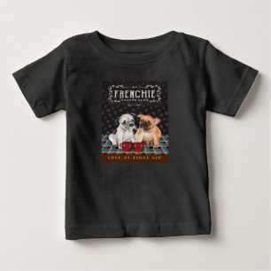 Camiseta De Bebé Club de Café de Bulldog Francés