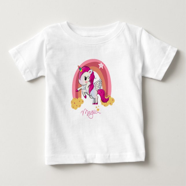 Camiseta De Bebé Club de fans de Magic Unicorn (Anverso)