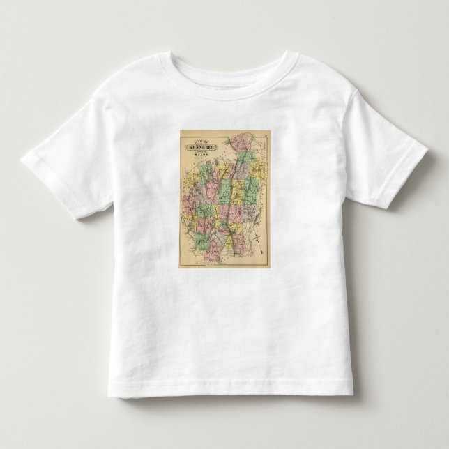 Camiseta De Bebé Co Kennebec, Maine (Anverso)