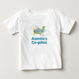 Camiseta De Bebé Co-piloto de la tía