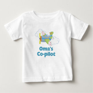 Camiseta De Bebé Co-piloto de Oma