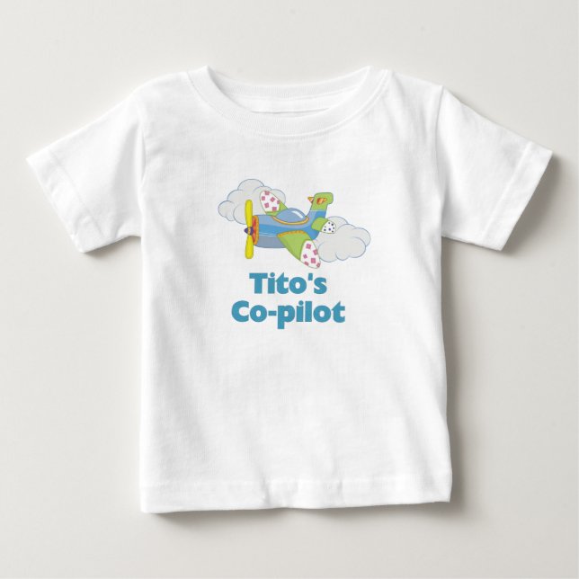Camiseta De Bebé Co-piloto de Tito (Anverso)