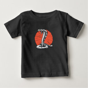 Camiseta De Bebé Cobra Capó Abierto, Serpiente Atacando