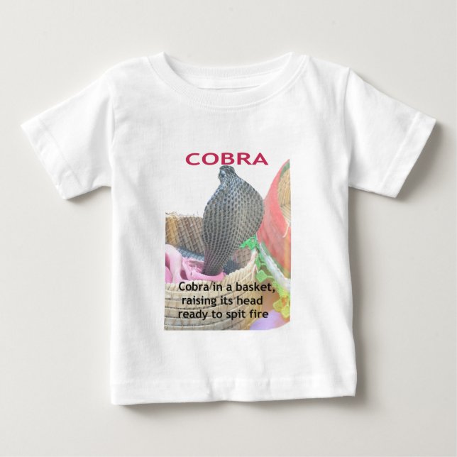 Camiseta De Bebé Cobra en la edición impresa de Basket Art (Anverso)