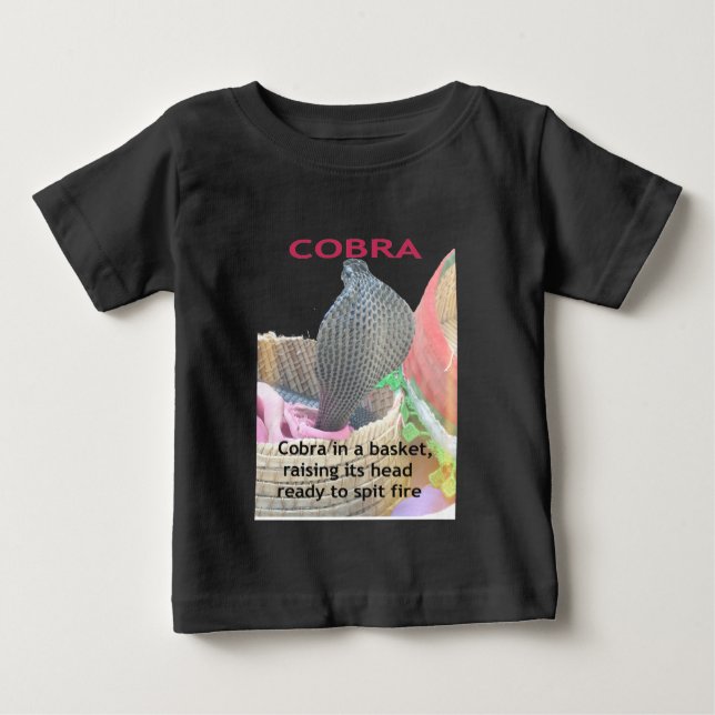 Camiseta De Bebé Cobra en la edición impresa de Basket Art (Anverso)