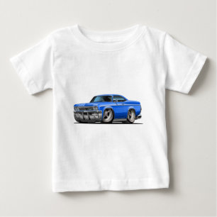 Camiseta De Bebé Coche 1965-66 del azul del impala