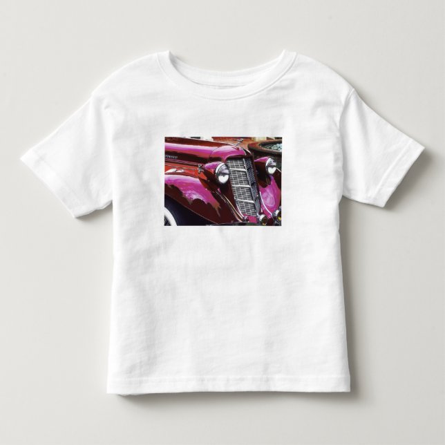 Camiseta De Bebé Coche clásico: Auburn (Anverso)