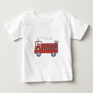 Camiseta De Bebé Coche de bomberos