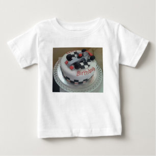 Camiseta De Bebé coche de carreras de cumpleaños feliz