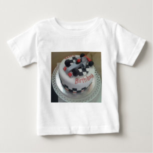 Camiseta De Bebé coche de carreras de cumpleaños feliz