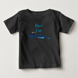 Camiseta De Bebé Coche de carreras para bebé de verano  