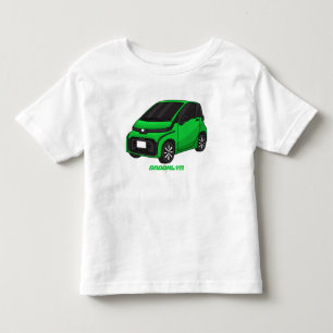 Camiseta De Bebé Coche de pequeño tamaño verde