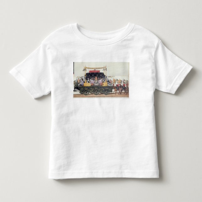 Camiseta De Bebé Coche fúnebre del duque de Wellington, 1853 (Anverso)