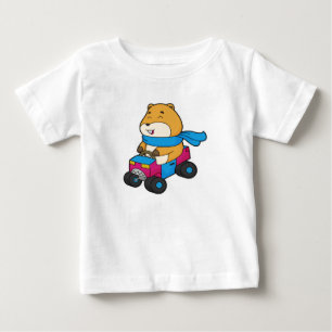 Camiseta De Bebé Coche Hamster