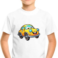 Coche sonriente Imprimir Niños Modernos Cutos