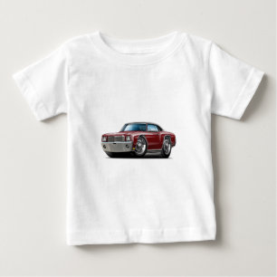 Camiseta De Bebé Coche superior Marrón-Negro 1970 de Monte Carlo