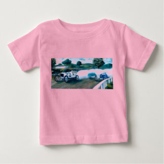 Camiseta De Bebé coches de carreras viejos bebé
