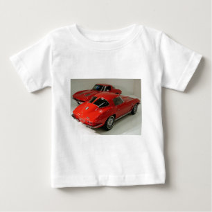 Camiseta De Bebé Coches de ventanas divididas clásicas