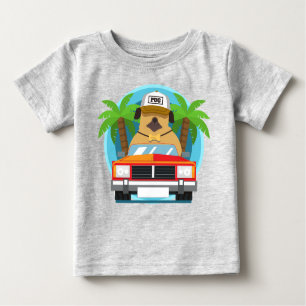 Camiseta De Bebé Coches para niños Carreras Gracioso Parachoque Ret
