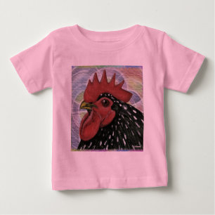 Camiseta De Bebé Cochin: Decorativa cabeza de gallo