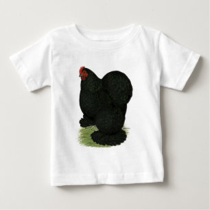Camiseta De Bebé Cochin: Hen negro