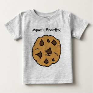 Camiseta De Bebé Cocina de chocolate personalizado, ¡favorita de ma
