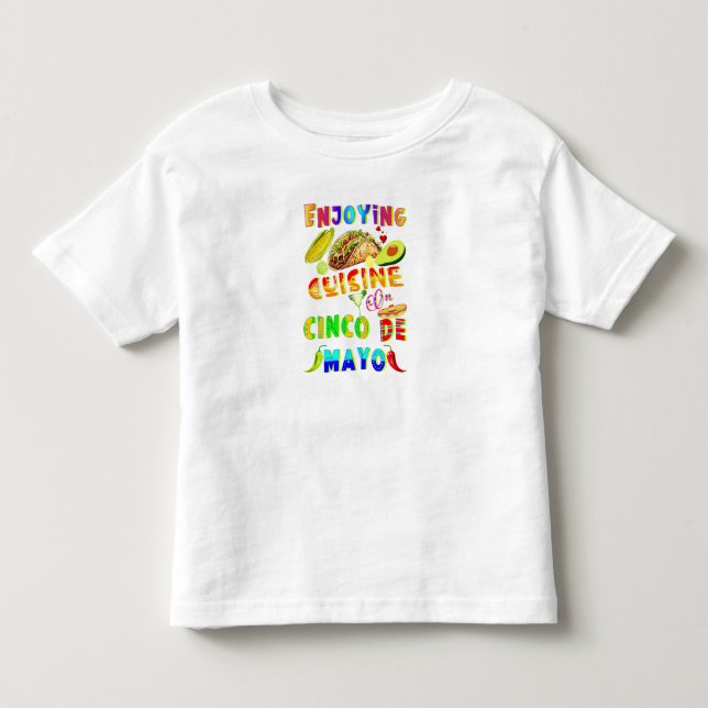 Camiseta De Bebé Cocina De Cinco De Mayo (Anverso)
