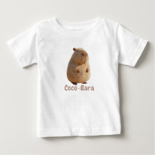 Camiseta De Bebé Coco-Bara Vibes. Núcleo de los capibara: Cocoteros