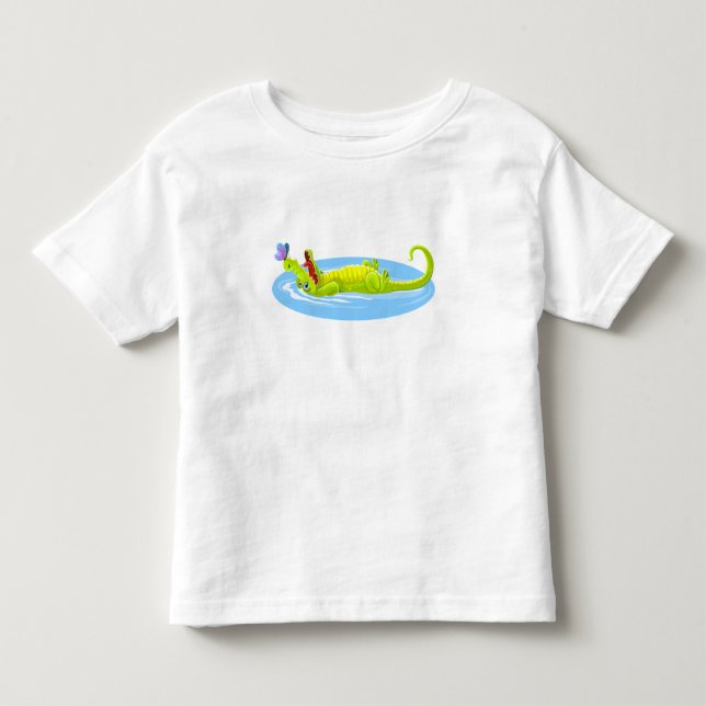Camiseta De Bebé Cocodrilo (Anverso)