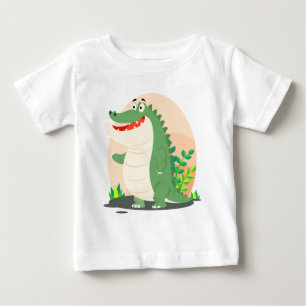 Camiseta De Bebé Cocodrilo cutáneo