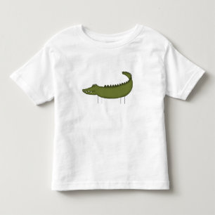 Camiseta De Bebé Cocodrilo de figura de palo