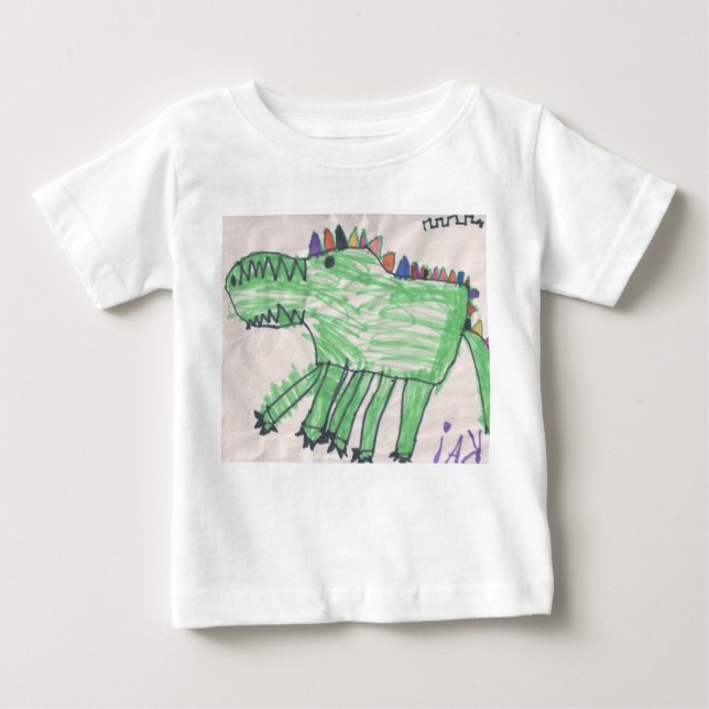 Camiseta De Bebé Cocodrilo para los bebés por DesignsByKai (Anverso)