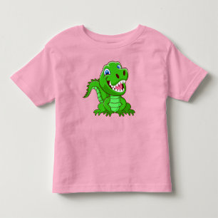Camiseta De Bebé Cocodrilo Sonriente Dibujo-64836