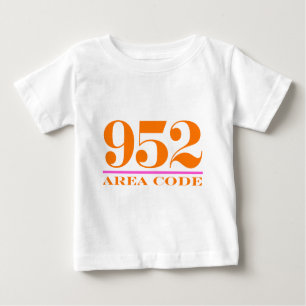 Camiseta De Bebé Código de área 952