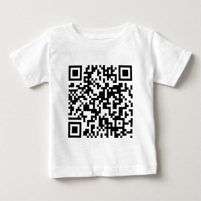 Camiseta De Bebé Código de QR (Anverso)