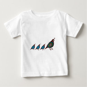 Camiseta De Bebé Codornices