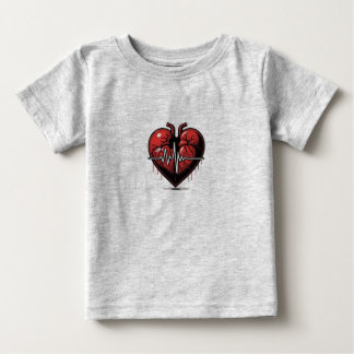Camiseta De Bebé Cœur Anatomique avec Battement de Vie 