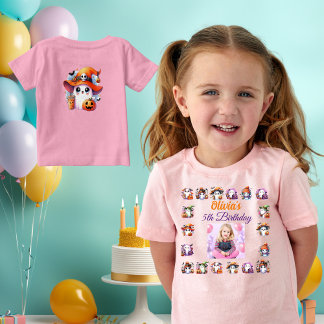 Camiseta De Bebé Coffee Lover Ghost Kids Cumpleaños