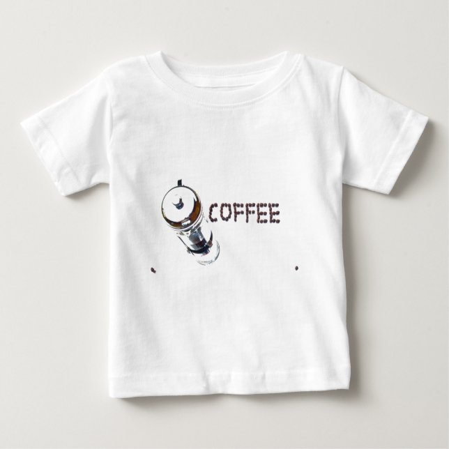 Camiseta De Bebé Coffee Magic (Anverso)