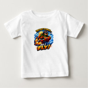 Camiseta De Bebé Cohete de Perezoso Divertido Meme, Demasiado Perez