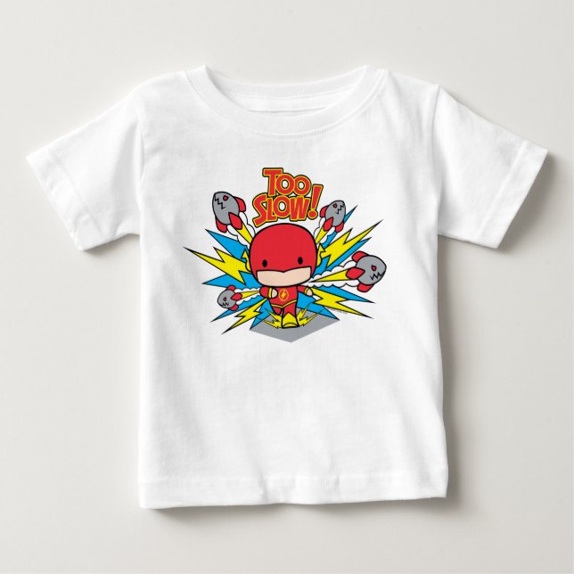 Camiseta De Bebé Cohetes de salida de Flash Chibi (Anverso)