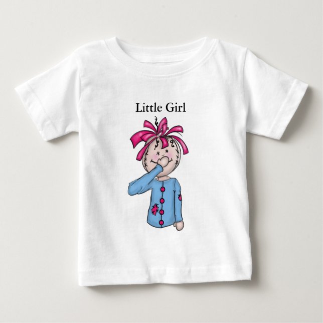 Camiseta De Bebé Coincidencia de muñecas folk Rag (Anverso)