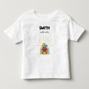 Camiseta De Bebé Coincidencia de vacaciones en familia de playa