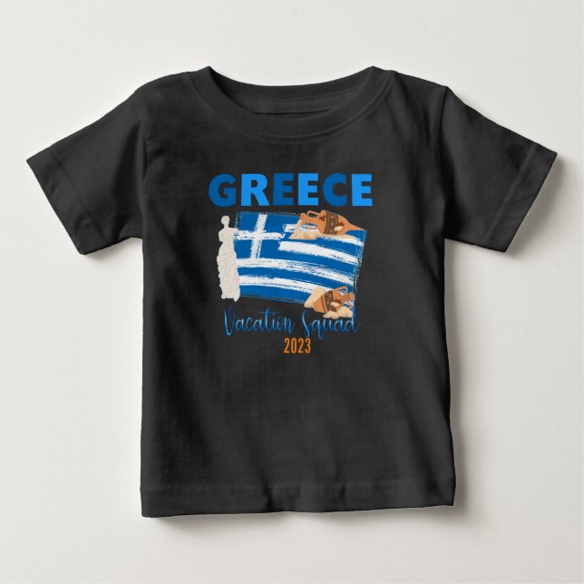 Camiseta De Bebé Coincidencia entre Grecia y Europa (Anverso)