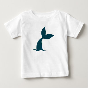 Camiseta De Bebé Cola de Sirena
