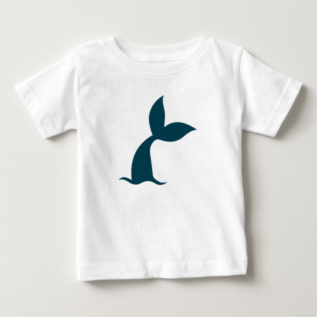 Camiseta De Bebé Cola de Sirena (Anverso)