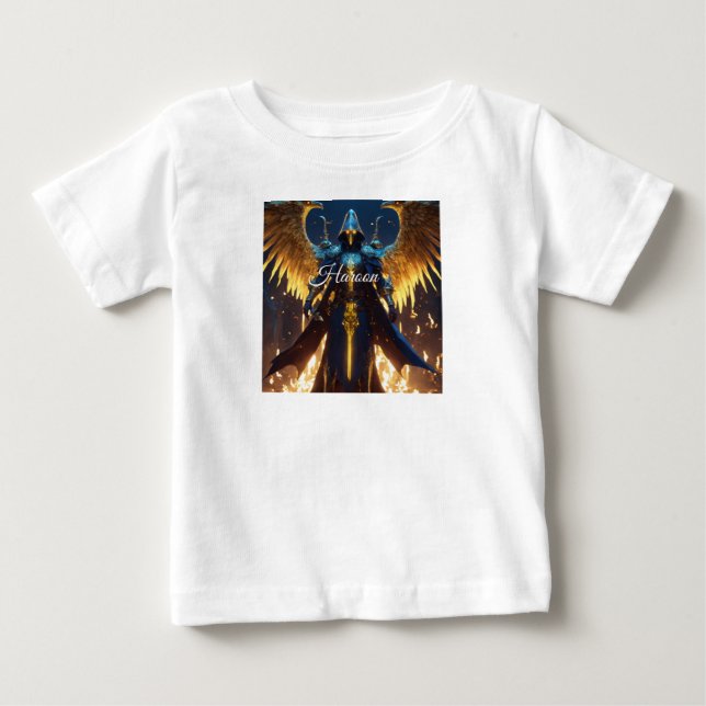 Camiseta De Bebé Colección de bebés para niños - Plantilla Angel Ba (Anverso)
