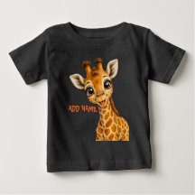 Colección de jirafa de bebé animal lindo activo