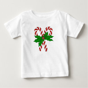 Camiseta De Bebé Colección del bastón de caramelo